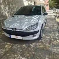 سواری پژو 206تیپ 2مدل1390سفید(فروش یا معاوضه)