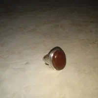 انگشتر نقره عقیق خوب دستساز