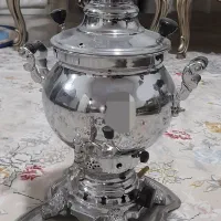 سماور جهاز عروس استفاده نشده فقط کارتن ندارد