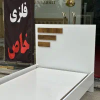 تخت تک نفره هما سفید (صنایع چوبی خاص)|تخت و سرویس خواب|تبریز, |دیوار