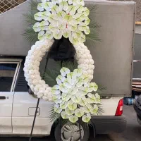 اجاره انواع تاج گل های مصنوعی ترحیم تسلیت ختم