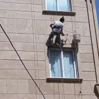 بندباز،نماشویی،پیچ رولپلاک سنگ،باطناب بدون داربست|خدمات پیشه و مهارت|مشهد, عبادی|دیوار