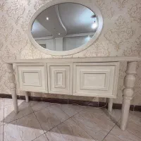 آینه و کنسول ومیز تلوزیون ست کاملا نو