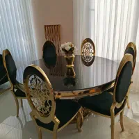 مبل استیل  ومیز نهار خوری|مبلمان خانگی و میز عسلی|شیراز, کرونی(خاتونک)|دیوار