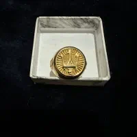 انگشتر استیل کپ طلا