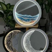 تابلو مار برجسته و آیینه ماه