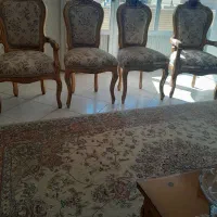 مبلمان استیل طلایی|مبلمان خانگی و میز عسلی|اصفهان, باغ زرشک|دیوار