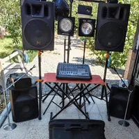 سیستم صوتی کامل با دوعدمیکروفن بیسیم|سیستم صوتی خانگی|فردیس, منظریه|دیوار