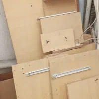 میزکامپیوتر میز تحریر ام دی اف در حد نو