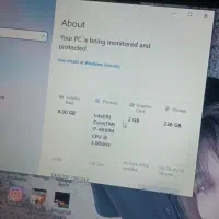 فروش لب تاپ دل 256رام8و2گیگ گرافیک خارجی