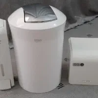 سرویس،سطل زباله،جامایع،جا دستمالی،مخصوص دستشویی