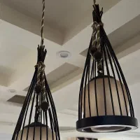 لوستر آشپزخانه|لوستر و چراغ آویز|رشت, لاکانی|دیوار