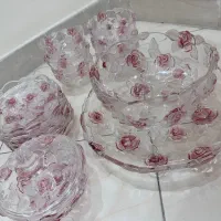 ظروف پذیرایی کریستال والتر گل سرخ اصل