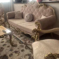 مبل سلطنتی نه نفره همراه باسه عددعسلی|مبلمان خانگی و میز عسلی|اسدآباد, |دیوار