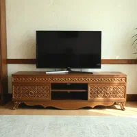 انواع میز تلویزیون با کیفیت و قیمت استثنایی