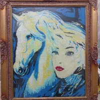 قاب عکس قدیمی|تابلو، نقاشی، عکس|بهشهر, |دیوار