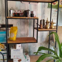 استند چوبی فلزی|کتابخانه، شلف، قفسه‌های دیواری|کرمان, |دیوار