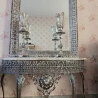 آینه و شمعدان،(برنج)