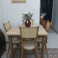 نهار خوری چهار نفره فلزی