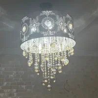 دو عدد لوستر ۵ شعله و ۶ شعله