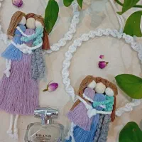 عروسک ،گوشواره ،جاکلیدی،پرده مکرومه|صنایع دستی و سایر لوازم تزئینی|تهران, جوادیه|دیوار