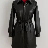 مانتو چرم شیک