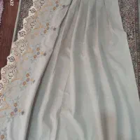 پرده کتیبه سالم و نو کتان مخمل|پرده، رانر، رومیزی|تهران, فلاح|دیوار