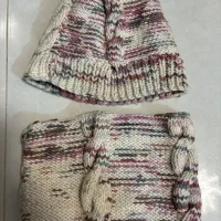 کلاه و شال رینگی دستباف