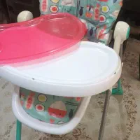 فروش صندلی غذای کودک انگلیسی  دارای دو سینی غذا