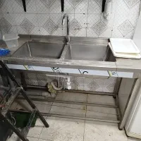 فروش ظرفشویی 2لگنه ویژه رستوران