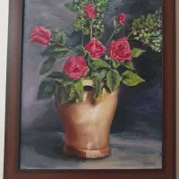 گل رز|تابلو، نقاشی، عکس|تهران, دروس|دیوار