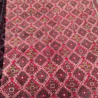فرش کرمانجی دستبافت از نخ پشمی
