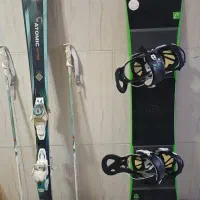 اسنوبورد و اسکی آلپاین و کاپشن