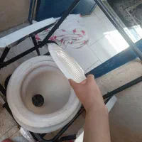 دستشویی فرنگی تاشو فلزی جمع وجور