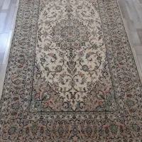 پرده ای اردکان کرم طرح اسلیمی در حد نو عالی