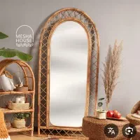 آیینه حصیری آیینه قدی