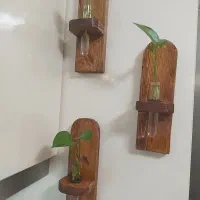 گلدان شیشه‌ای|گل مصنوعی|قم, ولیعصر|دیوار