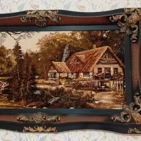 فروش تابلو فرش ساعت ایستاده همه چی سالم