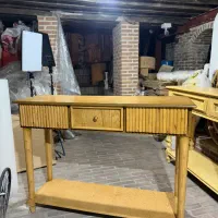 کنسول چوبی طرح نرده|بوفه، ویترین، کنسول|پیربازار, |دیوار