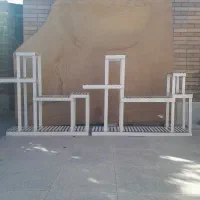 پایه گلدان چوبی