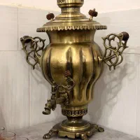 سماور برنجی|کلکسیون اشیاء عتیقه|بیرجند, |دیوار