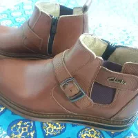 کفش بوت چرم اصلی