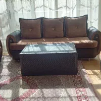 مبل ۸ نفره راحتی جنس درجه یک پاچه ها سالم