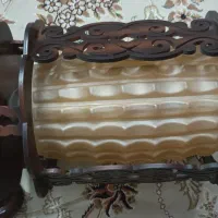 لوستر طرح چوب دو عدد|لوستر و چراغ آویز|شیراز, شهرک سراج|دیوار