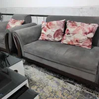 فروش ست مبل هفت نفره و میز|مبلمان خانگی و میز عسلی|نی‌ریز, |دیوار