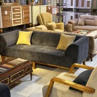 مبل خوش نشین کاپر چوب راش زرکالا مدل 76