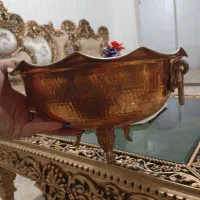 دوعدد ظرف مسی|کلکسیون اشیاء عتیقه|یاسوج, |دیوار