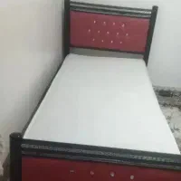 یک جفت تخت فلز و چرم