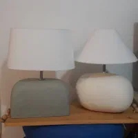 آباژور پاپیه ماشه (دست ساز)|چراغ خواب و آباژور|تهران, حکیمیه|دیوار