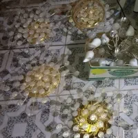لوستر زیبا|لوستر و چراغ آویز|قم, باغ شازده|دیوار